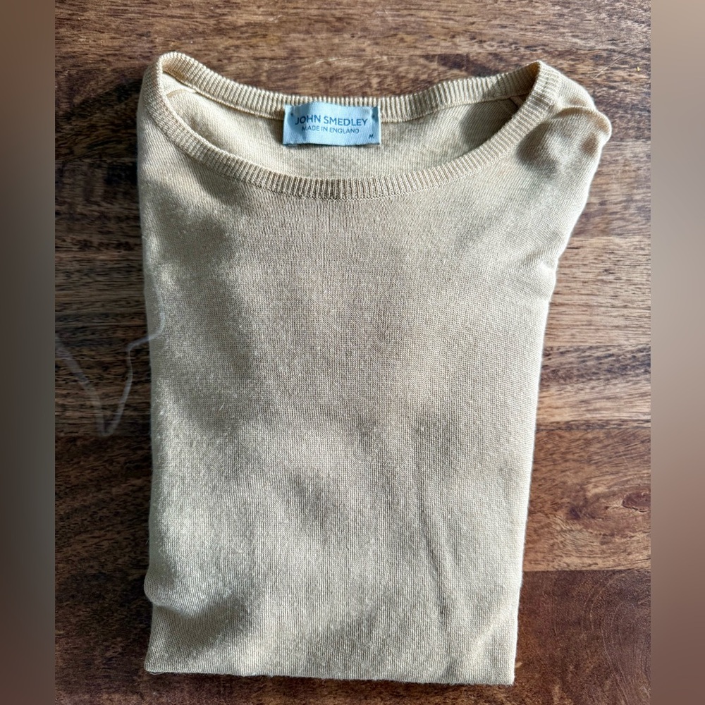 John Smedley Light Tan Knitwear